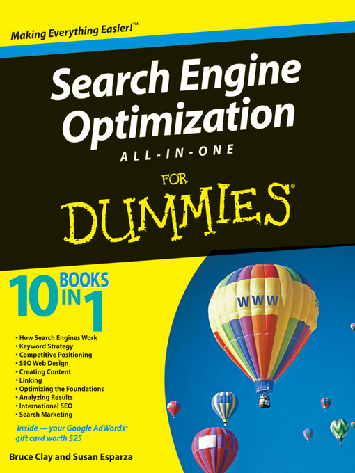 Title details for Search Engine Optimization All-in-One For Dummies by Bruce Clay - Available